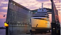 Luxury mega yacht AZZAM - Photo by Klaus Jordan